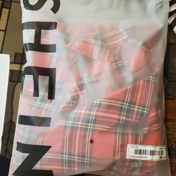 SHEIN Women's Tartan Plaid Panal Dress NWT - Picture 12 of 12